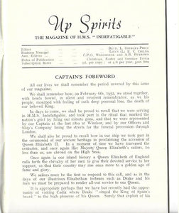 Up Spirits HMS Indefatigable Magazines - Five Magazines - C1950
