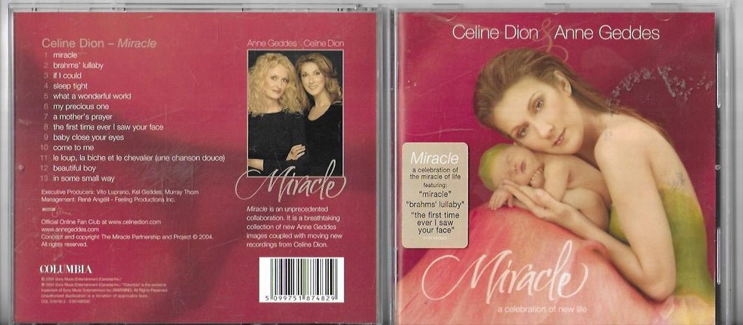Celine Dion : Miracle CD (2004)