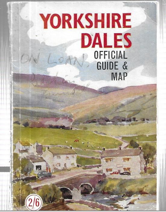 The Yorkshire Dales - Official Guide and Map - Eric Lodge - C1960 - Paperback