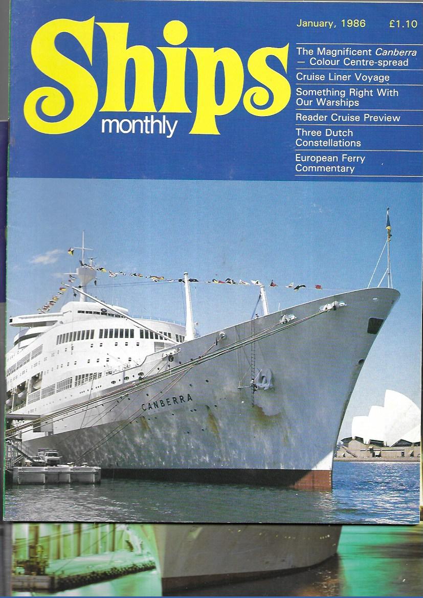 Ships Monthly 1986 - January, March, April, May, June, July, August, September, October, December