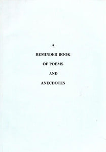 War Poetry - A reminder book of poems and anecdotes - Compiled by Arthur Lane - Signed