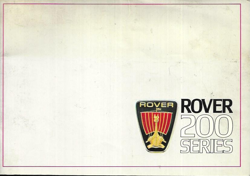 Rover 200 Series - Austin Rover - 213, 213S, 213SE & Vanden Plas - AKM 5520 - 1984
