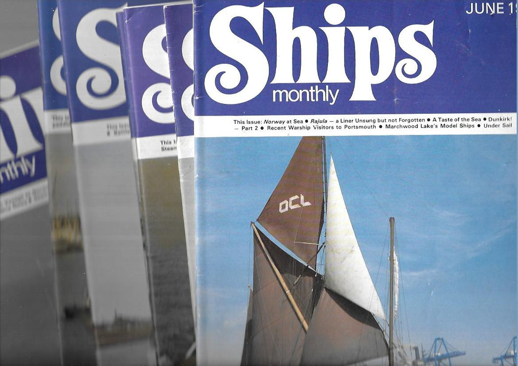 Ships Monthly 1980, January, February, March, April, May, June, July