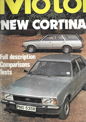 Motor  October 2nd 1976. FORD CORTINA