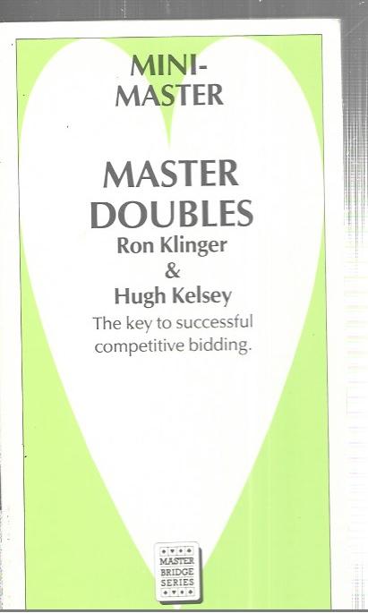 Mini - Masters - Masters Doubles - Ron Klinger and Hugh Kelsey - 1988 paper back