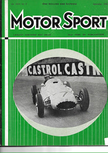 Motor Sport, Magazine, Vol XXXI No 9, September 1955,