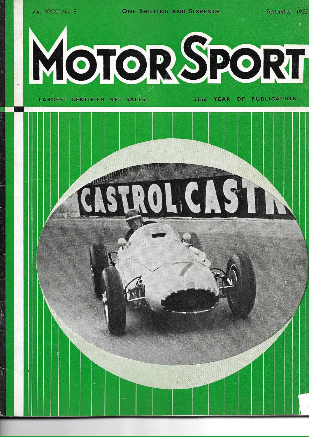 Motor Sport, Magazine, Vol XXXI No 9, September 1955,