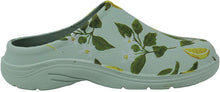 Load image into Gallery viewer, Briers Sicilian Lemon Comfi Clog- (Green with Lemon Tree pattern) - Garden Clogs Sizes 4 - 8 - Comfy (Comfi) Clogs
