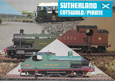 Sutherland Model Casters LTD, Model Trains, Coaches, Cotswold, Pirate.