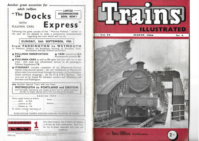 Trains Illustrated, August 1956, Vol IX No 8, Ian Allan
