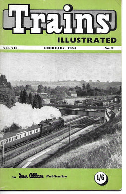 Trains Illustrated, Ian Allan, February 1954, Vol VII No 2.