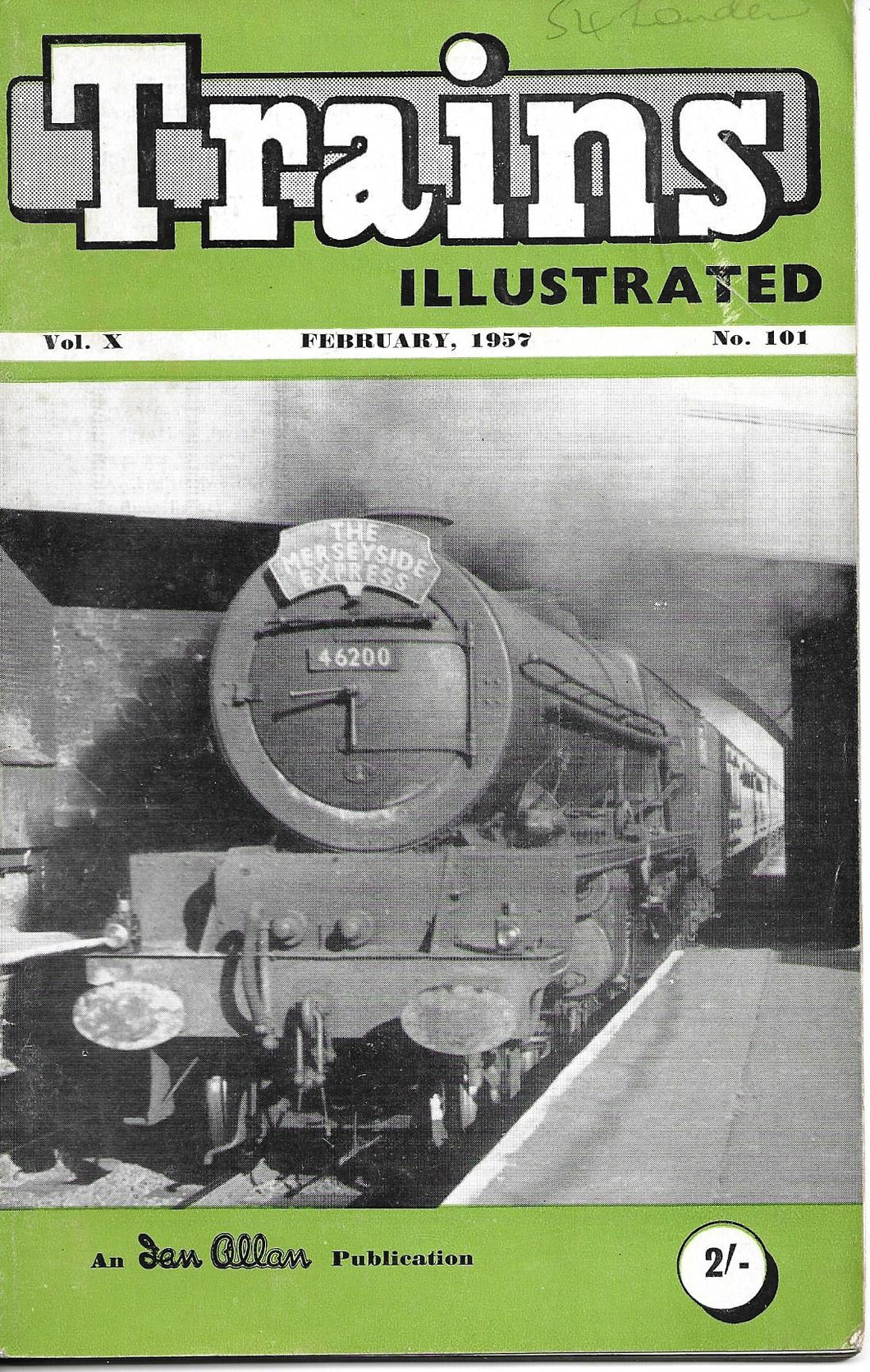 Trains Illustrated, Ian Allan, February 1957, Vol X No.101