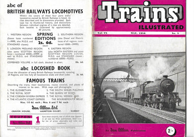 Trains Illustrated, Ian Allan, May 1956, Vol IX No 5.