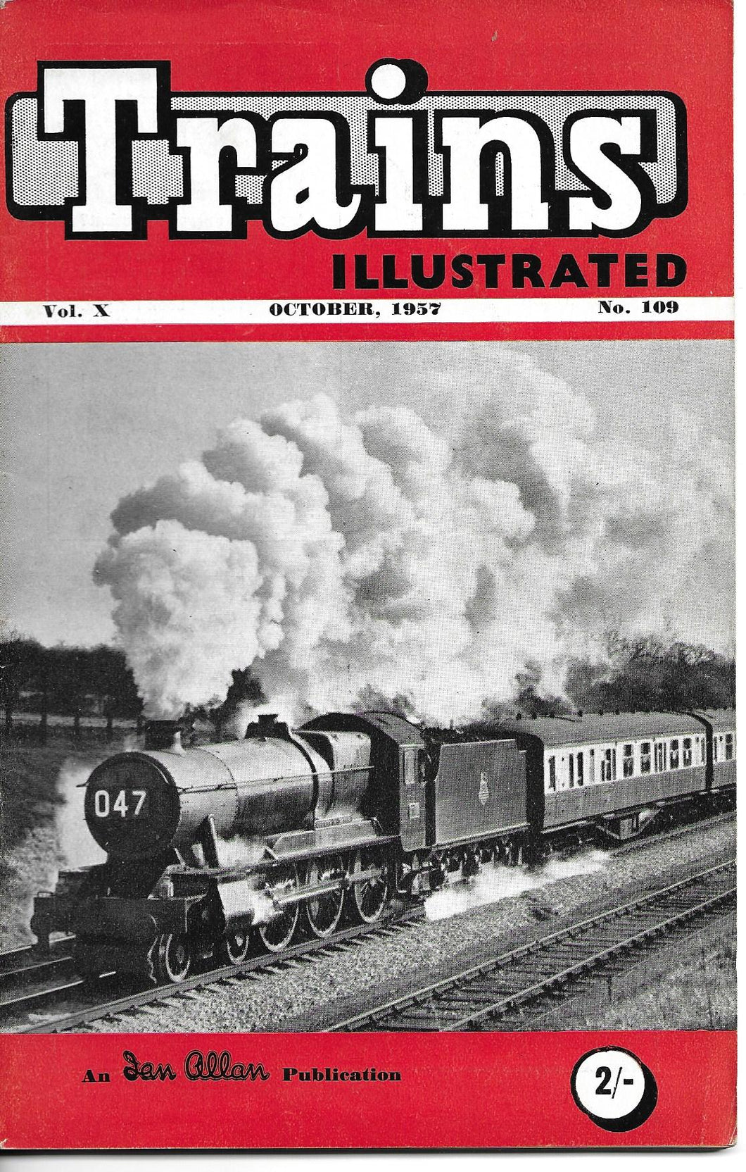 Trains Illustrated, Ian Allan, October 1957, Vol X No 109
