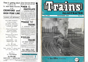 Trains Illustrated, Ian Allan, September 1955, Vol VIII No 9