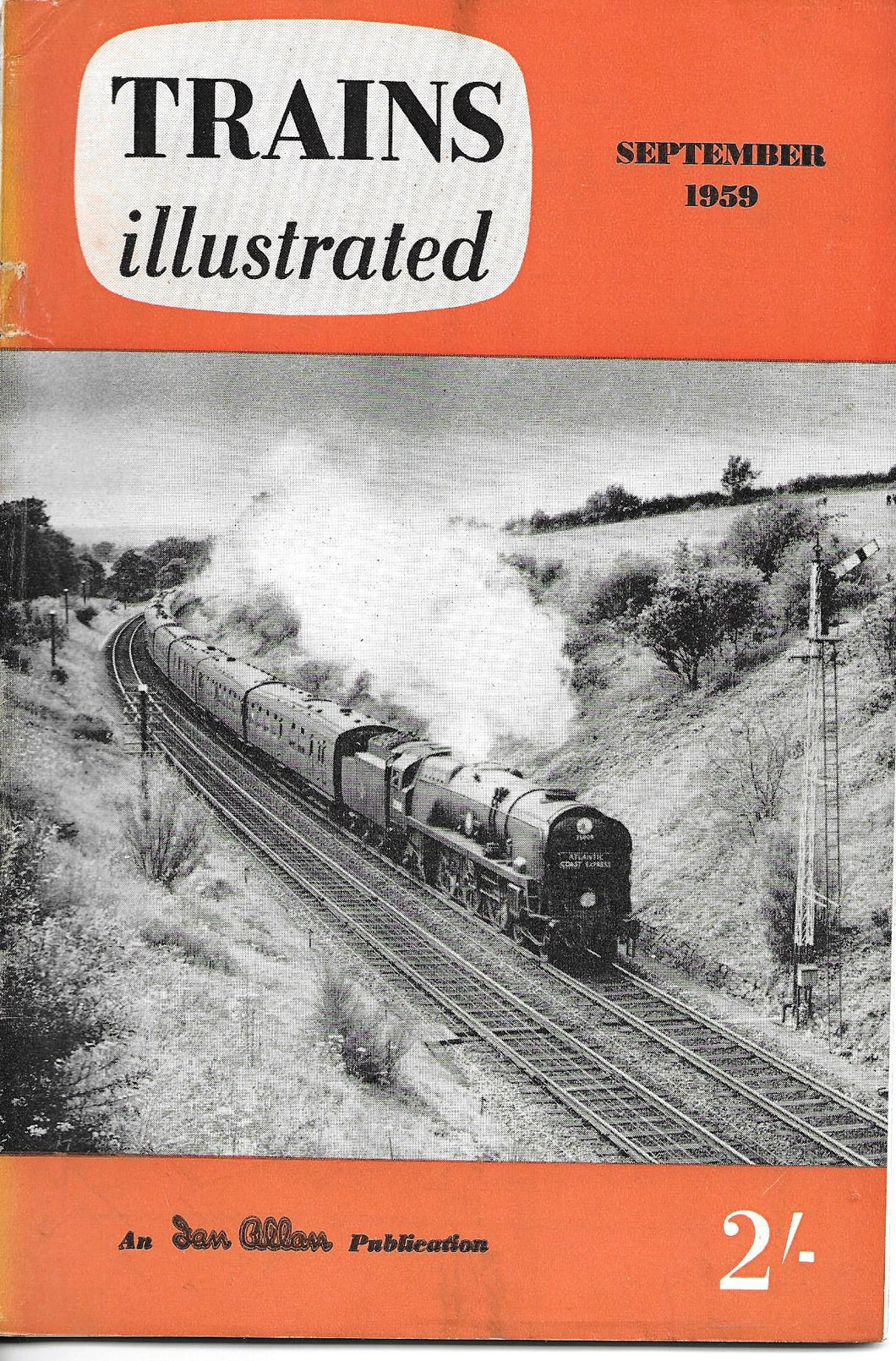 Trains Illustrated, Ian Allan, September  1959, Vol XII No 131