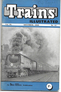 Trains Illustrated, Ian Allan, Vol IX No 11, November 1956