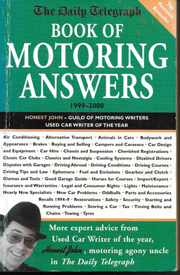 The Daily Telegraph Book of Motoring Answers 1999 - 2000 [Paperback] Honest John