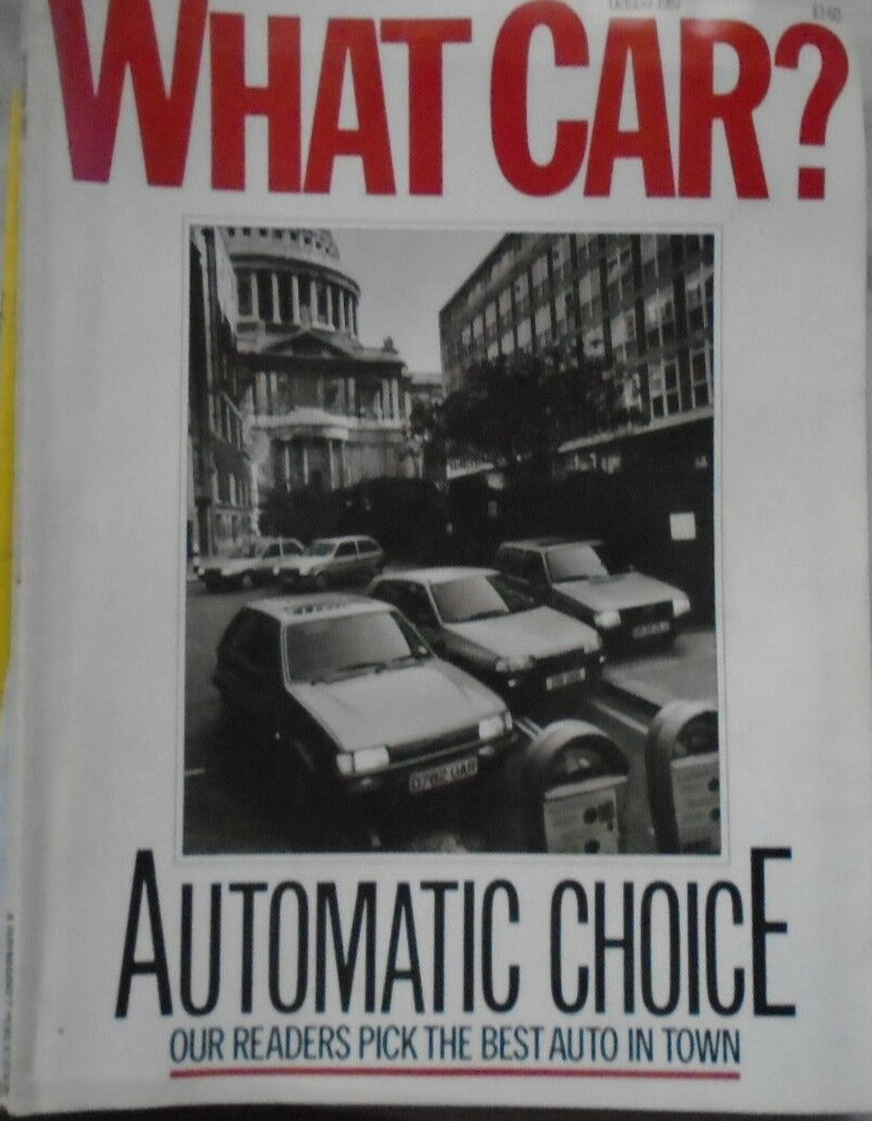 What Car October 1987 - BMW V12. Nissan Coupe, 300 ZX, Izuzu Gemini, Corolla, BX