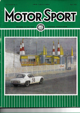 Motor Sport Magazine Vol XXXIX No 4 April 1963