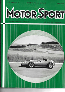 Motor Sport Magazine Vol XXXV No 8 August 1959