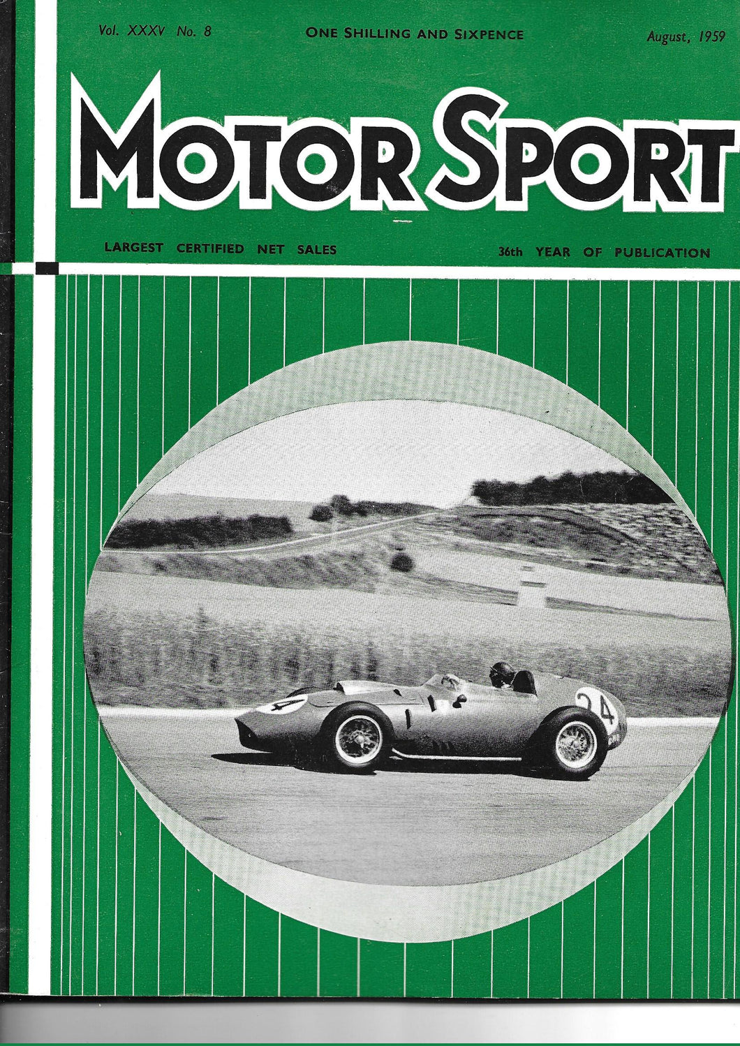 Motor Sport Magazine Vol XXXV No 8 August 1959