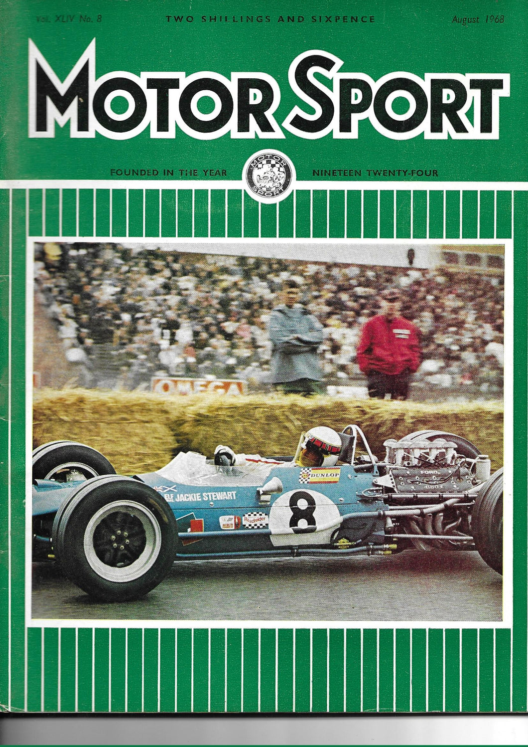 Motor Sport Magazine VOL XLIV No 8 August 1968
