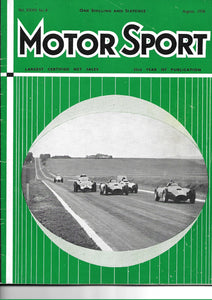 Motor Sport Magazine Vol XXXII no 8 August 1956
