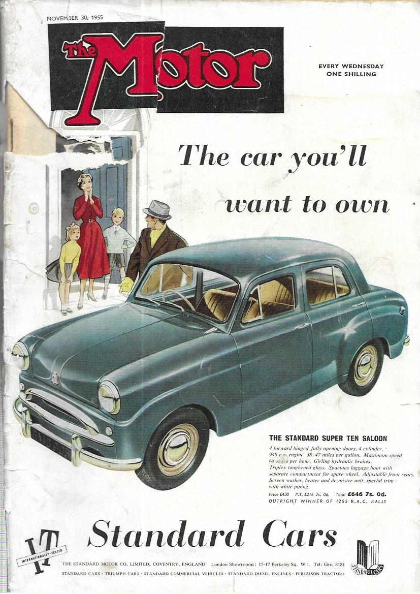 The Motor. November 30 1955. [Paperback] The Motor