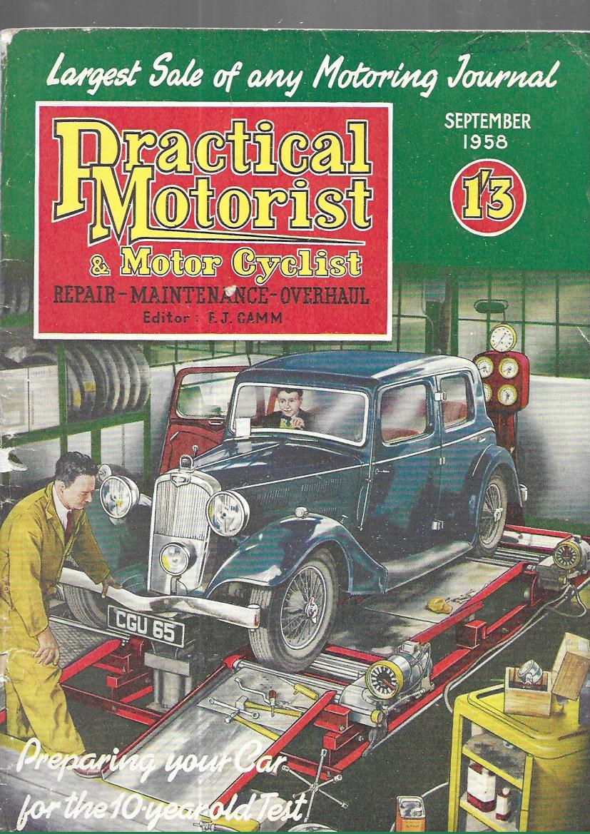 Practical Motorist September 1958 - Paperback