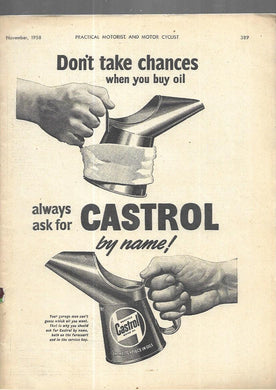 PRACTICAL MOTORIST AND MOTOR CYCLIST: VOL. 5, NO. 53, NOVEMBER, 1958. [Paperback] Camm, F. J. (edit).