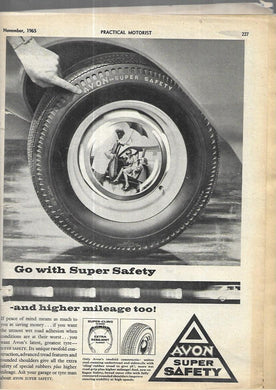 Practical Motorist & Motor Cyclist November 1965 - Paperback