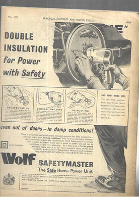 PRACTICAL MOTORIST AND MOTOR CYCLIST: VOL. 5, NO. 59, MAY, 1959. [Paperback] No author.