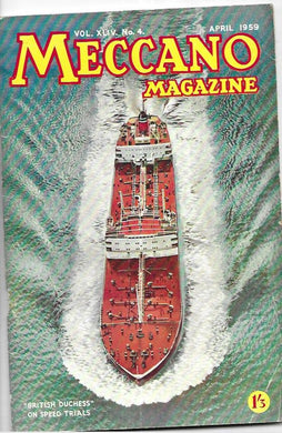 Meccano Magazine. April 1959 [Unknown Binding]
