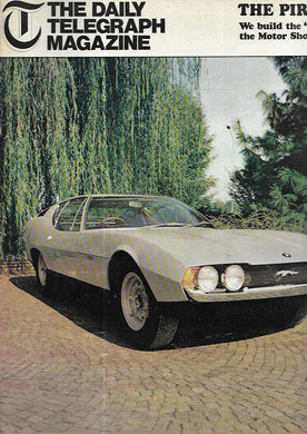 The Daily Telegraph Magazine. The Motor Show - October 13 1967 No 158. - The Pirana 'We build the 