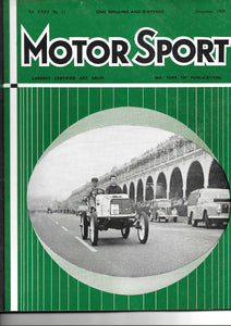 Motor Sport Magazine Vol XXXV No 12 December 1959