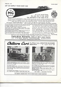 Motor Sport Magazine VOL XXXII No.2 February 1957