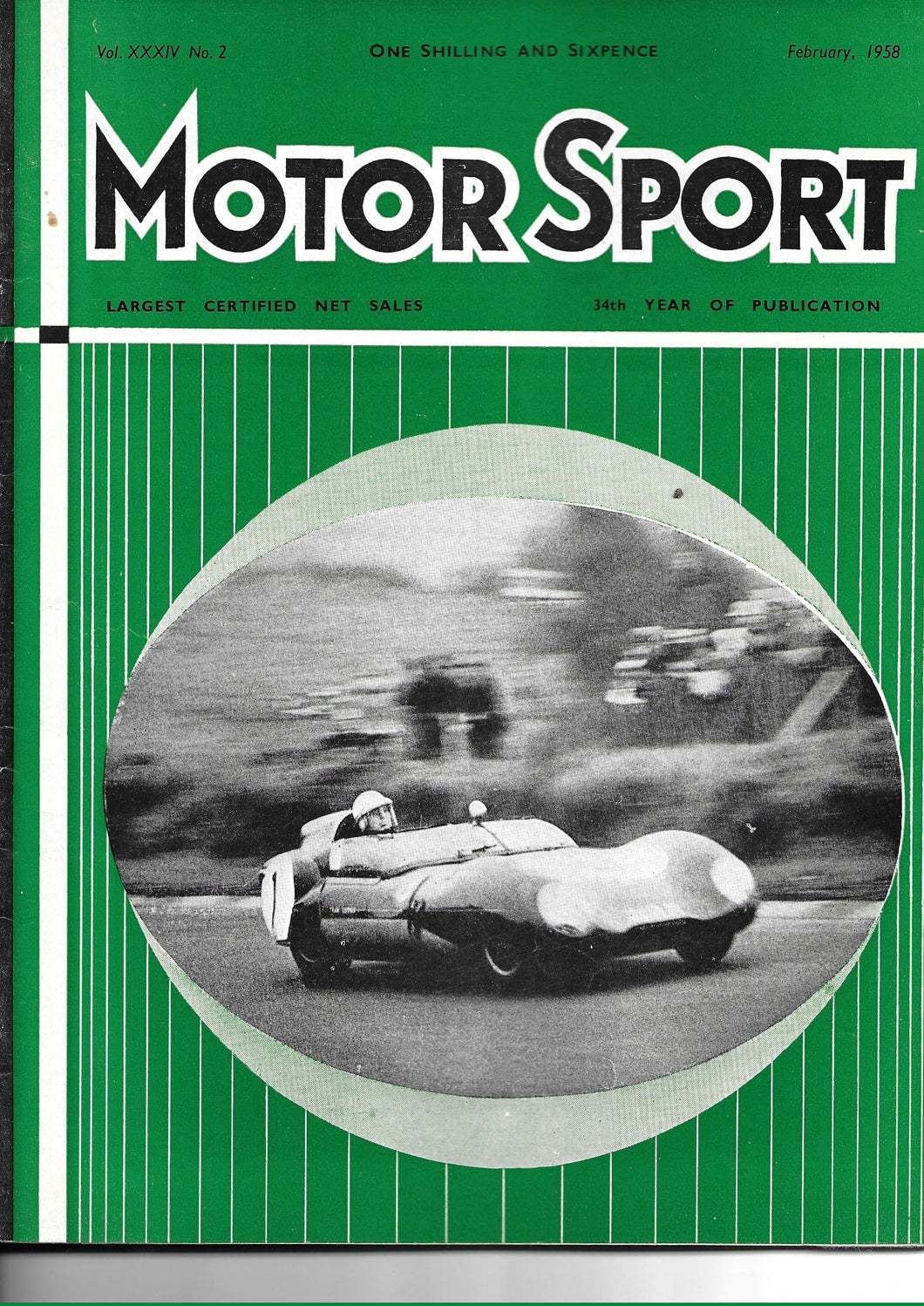 Motor Sport Magazine Vol XXXIV No 2 February 1958