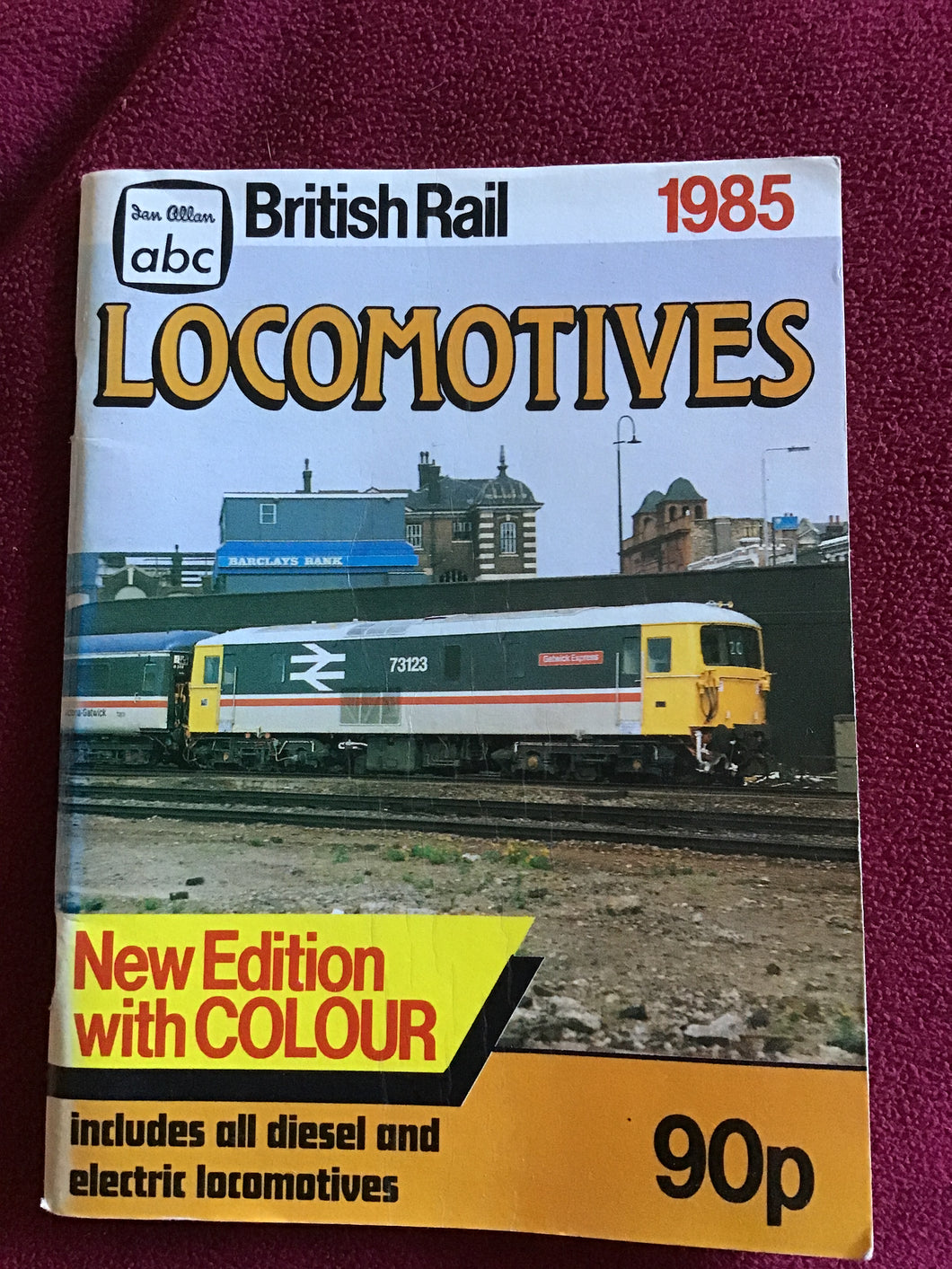 Ian Allan British Rail  LOCOMOTIVES  1985  abc  New Edition  with COLOUR,  includes all diesel and  elertric loomotives