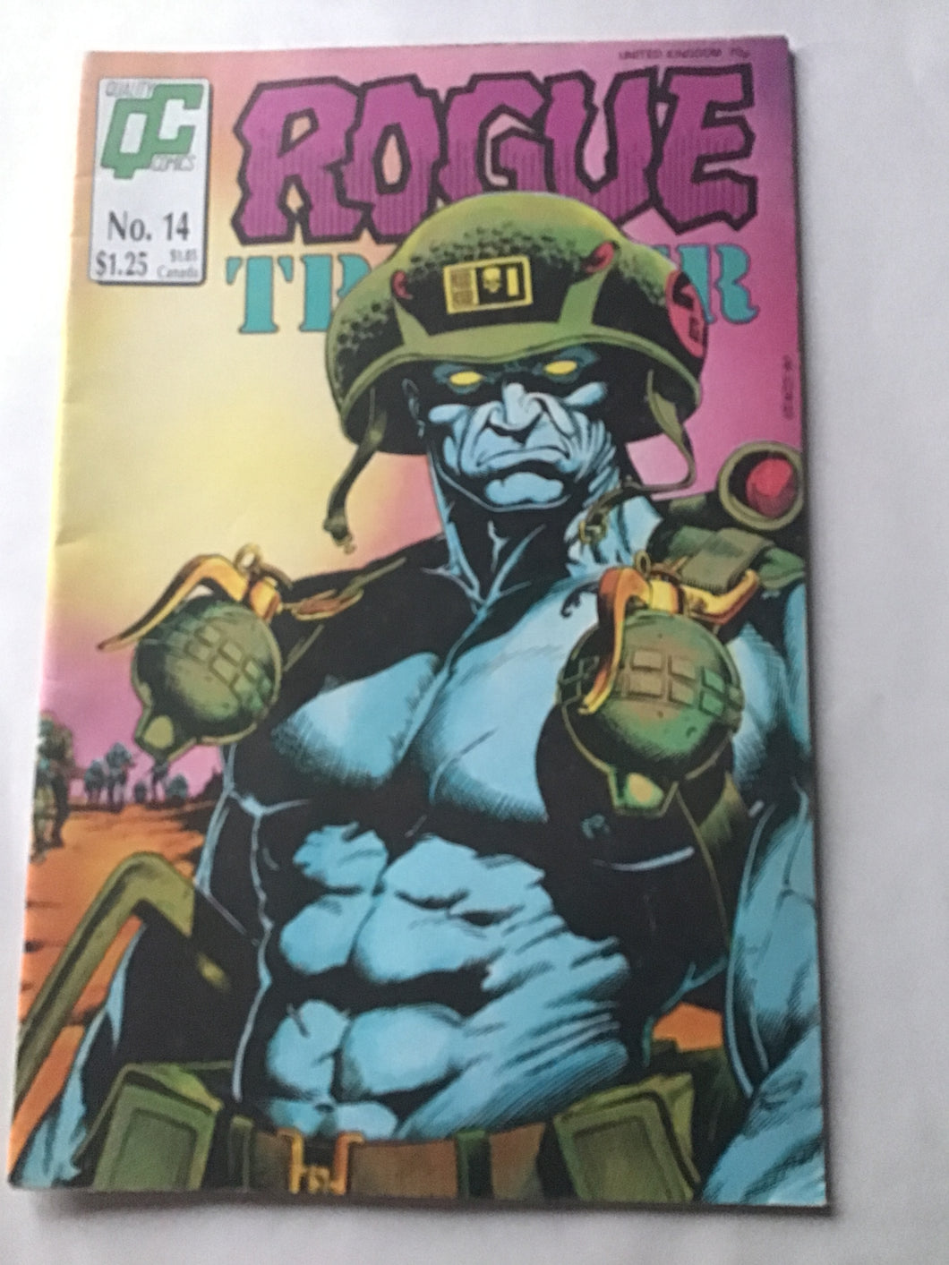 Quality comics QC number 14 rogue trooper 1987