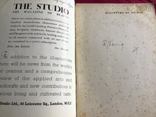 Load image into Gallery viewer, The Studio magazine; SCULPTURE OF TO-DAY COMMENTARY BY STANLEY CASSON, M.A. Paperback - 1939
