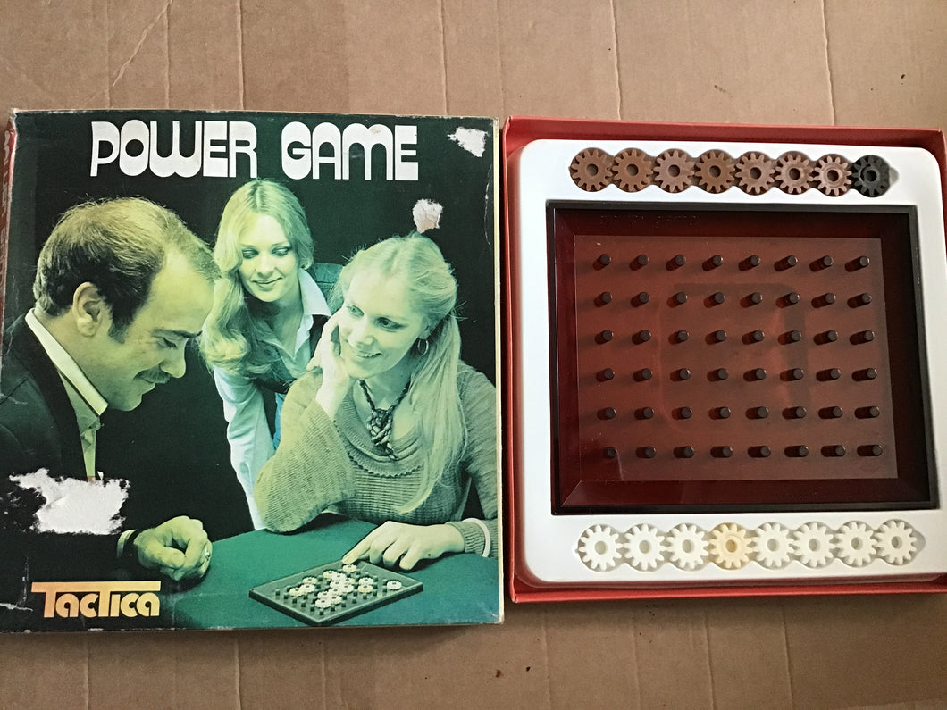 Power game board game Tactica a Smurfit group game JB McCarthy 1975