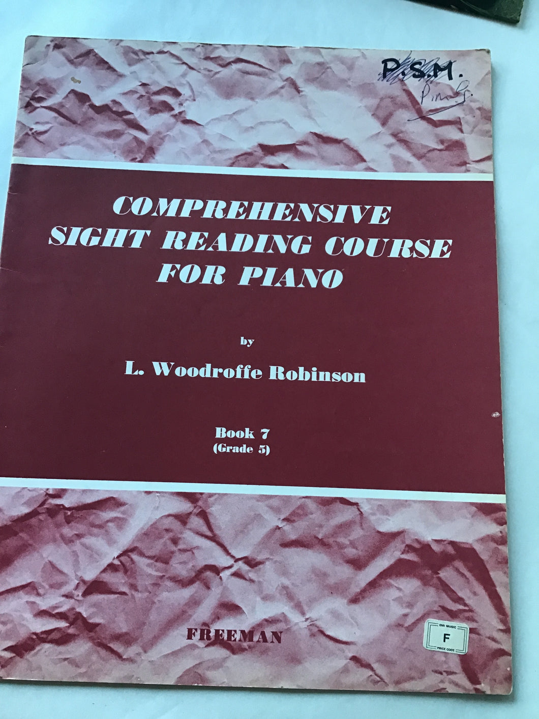 Comprehensive site reading course for piano L Woodroffe Robinson book 7 grade 5