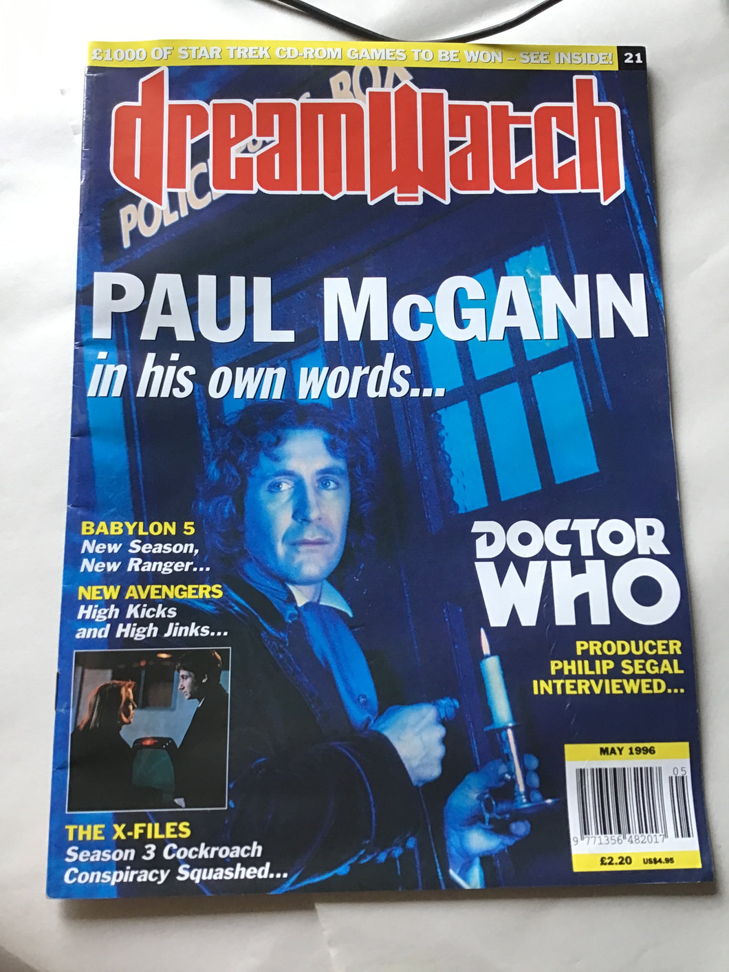 Dream watch magazine May 1996 Doctor Who Paul McGann X-Files