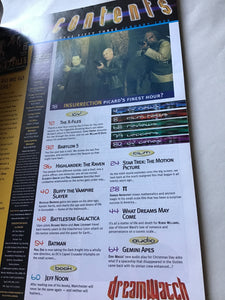 Dream watch magazine January 1999 Robin Williams Star Trek Buffy Babylon 5 X-Files Battlestar Galactica