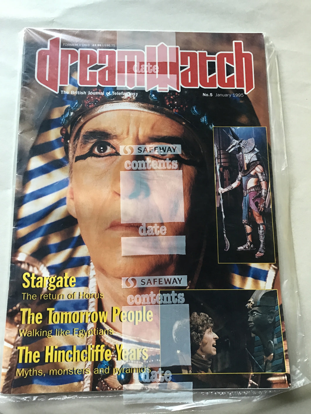 Dream watch magazine number 5 January 1990 5 Stargate the tomorrow people Doctor Who