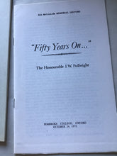 Load image into Gallery viewer, Pembroke College record 1976 paperback plus 50 years on (1975) and record 1955 to 1956
