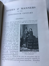 Load image into Gallery viewer, Modes and Manners of the XIX Century. Hardcover. M Edwards. Grace Rhys. Volumes 3 1909
