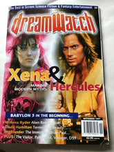 Load image into Gallery viewer, Dream watch magazine November 1997 Xena Hercules Babylon 5 Winona Ryder Highlander
