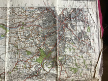 Load image into Gallery viewer, Ordnance survey map 45 Derbyshire dated 1947 cloth does not have the front or back cover
